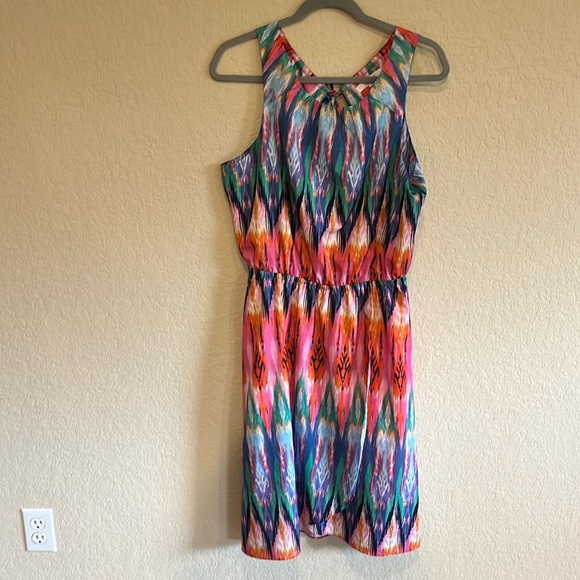 Athleta Martinique Mulicolor Ikat Dress - Picture 2 of 9